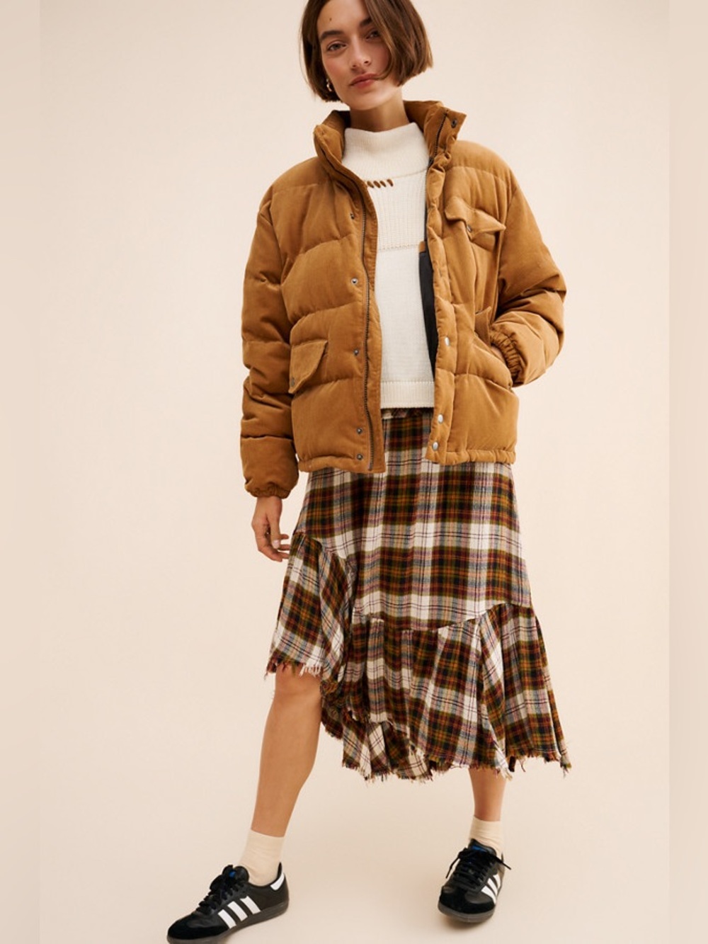$240 NWOT Found Sandstorm Corduroy Puffer
